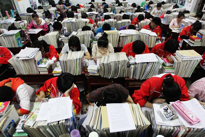 a-group-of-chinese-students-reviewing-for-the-national-college-entrance-exams-or-gaokao