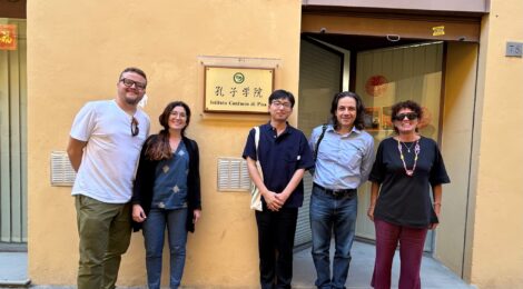 Professor Yu Peiwen from SEBA visits Pisa!